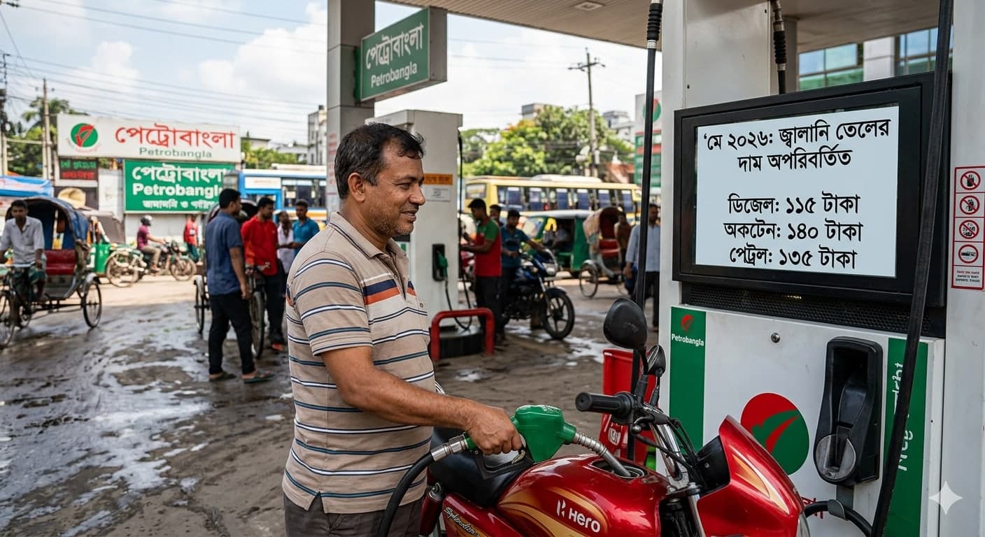 অপরিবর্তিত থাকছে মে মাসের তেলের দাম