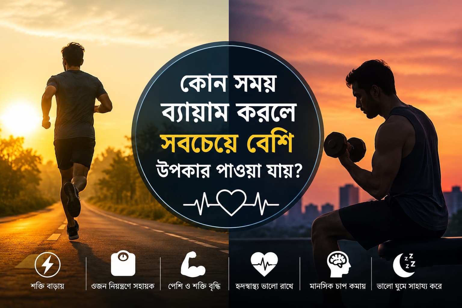 সকালে নাকি সন্ধ্যায়? ব্যায়ামের সবচেয়ে উপকারী সময় কোনটি